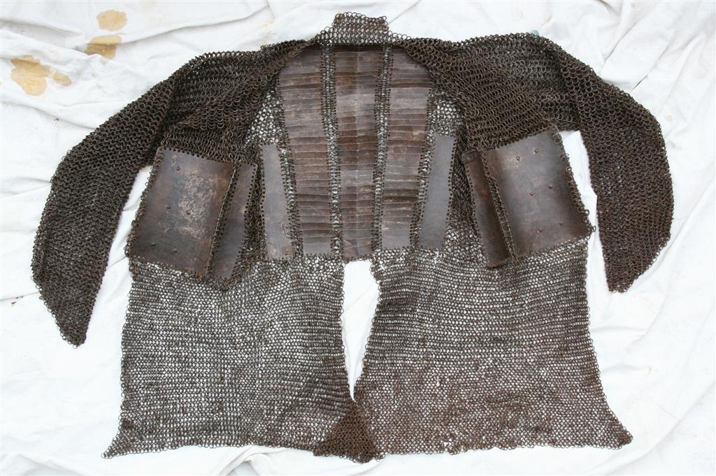 An Indian mail and plate shirt from the Bikaner Armoury, 17th Century or earlier,